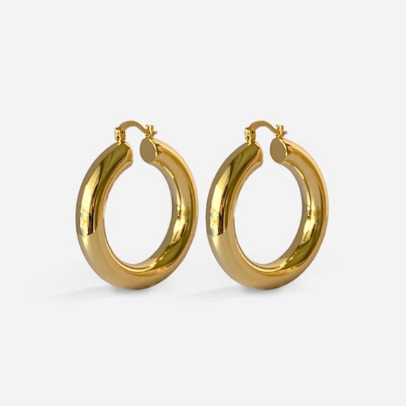 Goldweight NYC 407 Hoop - Picture 2 of 9